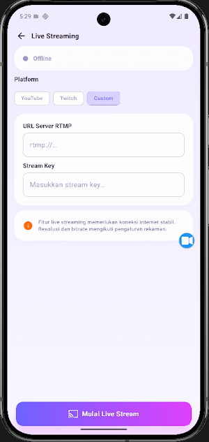 Lumina Screen Record Screenshot 3