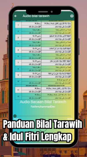 Panduan Bilal Tarawih Lengkap Screenshot 2