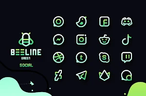 BeeLine Green Iconpack Screenshot 3