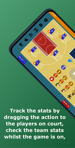 Basketball Stats Assistant - Basket stats keeper screenshot 1