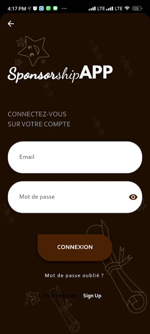 Sponsorship APP Screenshot 3