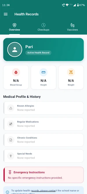 Prerana Public School Parent Screenshot 1