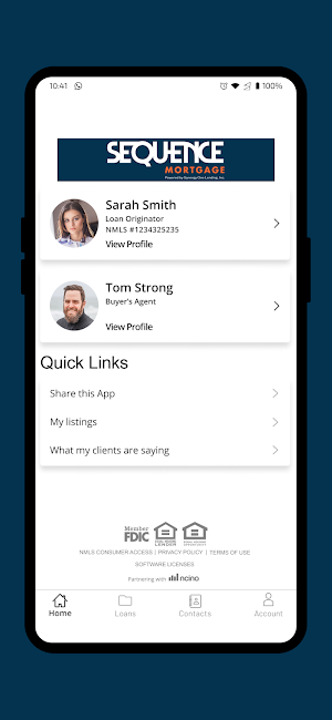Sequence Mortgage Connect Screenshot 0