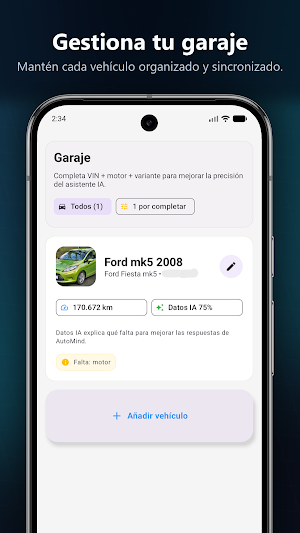 IntelliAuto: Mantenimiento Screenshot 1