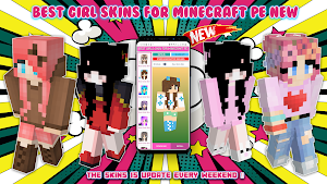 Cute Girl Skins for Minecraft Screenshot 0