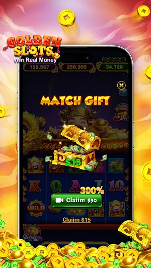 Golden Slots - Win Real Money Screenshot 3