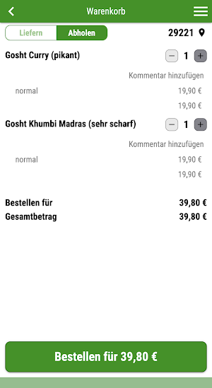 Punjab Tandoori Celle Screenshot 1