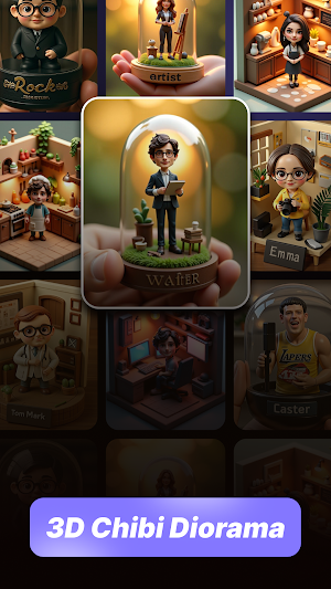 Chibi Diorama : 3D Miniature Screenshot 1
