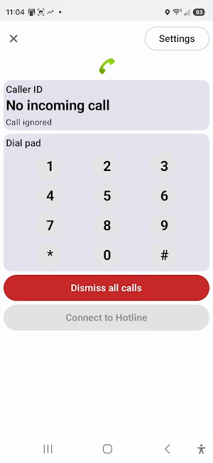 The Important Call Hotline Screenshot 1