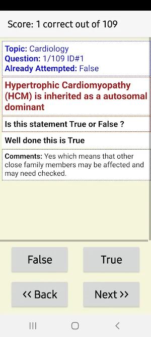 ABC Medical Student Questions Screenshot 1