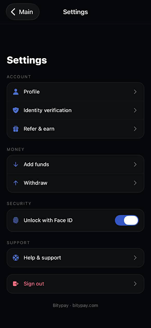 bitypay Screenshot 1