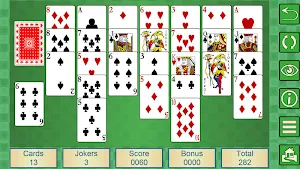 HomeRun V+, card solitaire - tournament edition. Screenshot 0