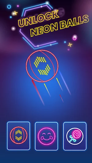 Neon Ball Hop– Shoot the Ball Screenshot 0