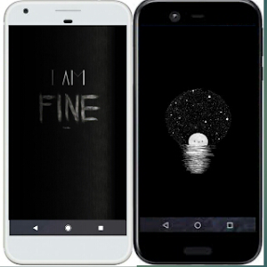 HD Black Wallpaper Screenshot 3