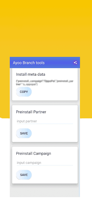 Ayoo Branch Tools Screenshot 0