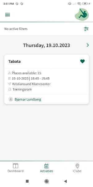 Kristiansund Klatresenter Screenshot 3