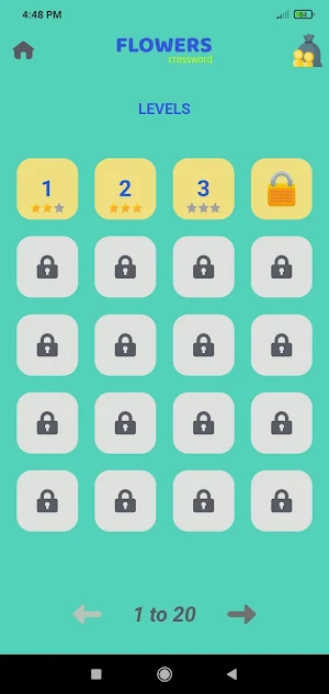Flowers Puzzle Crossword Screenshot 2