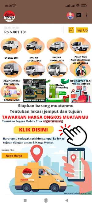 Angkutan Barang - Logistik Screenshot 1
