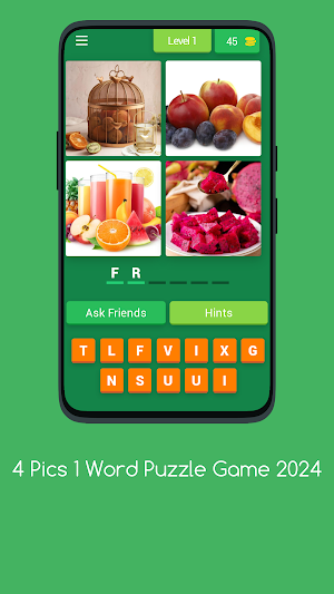 4 Pics 1 Word Puzzle Game 2024 Screenshot 2