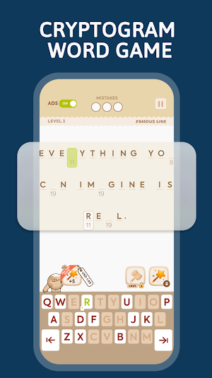Cryptogram Puzzles Screenshot 0