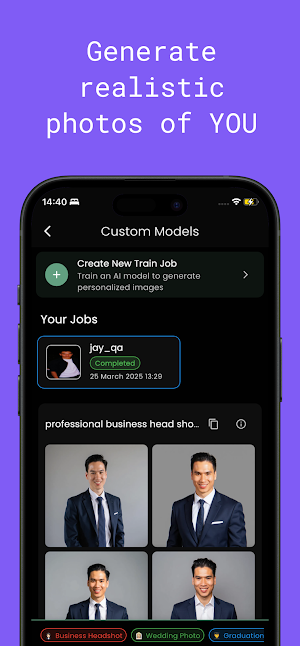 AI Headshots & Pics: AI Piccy Screenshot 0