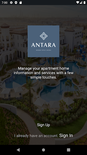 Antara Living Resident APP Screenshot 0