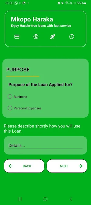Mkopo Haraka -Fedha Kwa Dakika Screenshot 0