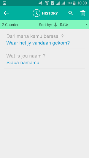 Afrikaans Indonesian Translator Screenshot 3