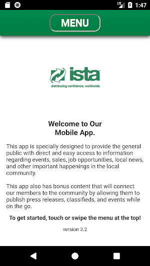 International Safe Transit Association Mobile App Screenshot 0