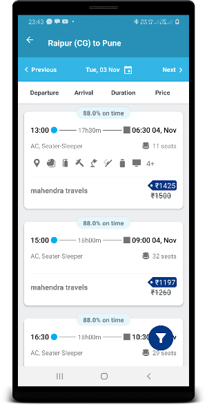 Mahendra Travels Screenshot 2