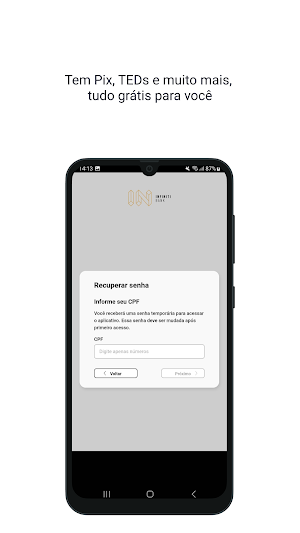 InfinitiBank Screenshot 1