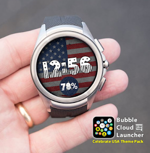 USA Flags watchface theme pack Screenshot 0