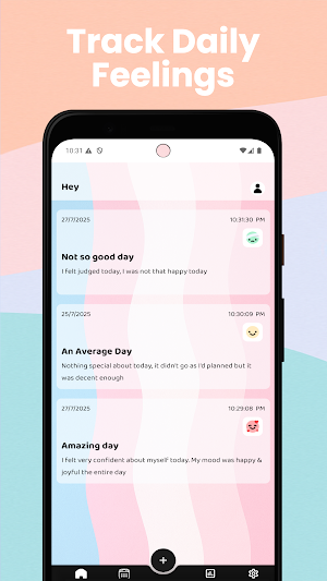 LGBTQ+ Mood Tracker Journal Screenshot 0
