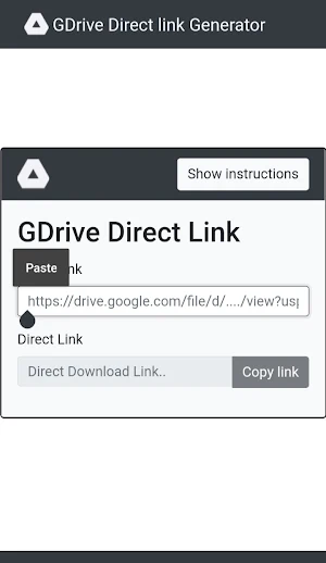 Direct Download Link Generator - Get a direct link Screenshot 1