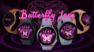 Butterfly Love_Watchface Screenshot 0