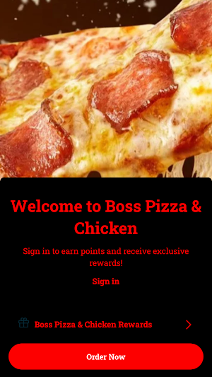 Boss Pizza and Chicken Screenshot 0