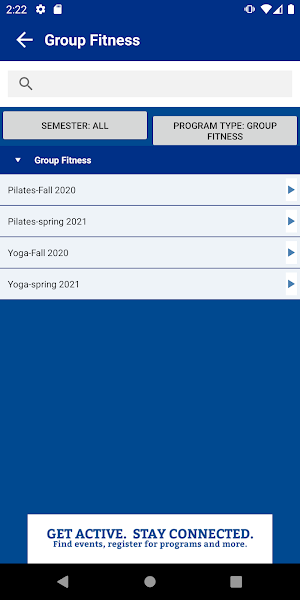 Memphis Campus Recreation Screenshot 1