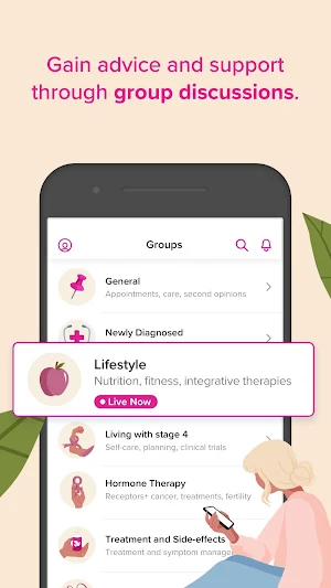 Breast Cancer Healthline Screenshot 3