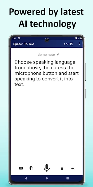 Speech to Text & Voice Typing Screenshot 1