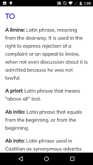 Law Dictionary Screenshot 1