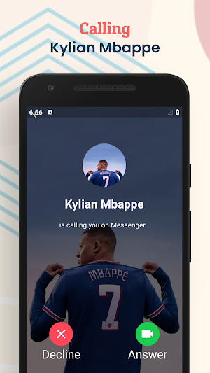 Kylian Mbappe Fake Chat & VC Screenshot 2