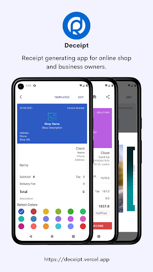 Deceipt - Receipt Maker Screenshot 0