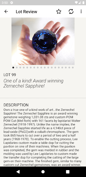 Handline's Auctions Screenshot 2