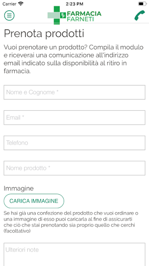 Farmacia Farneti Screenshot 2
