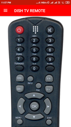 Freeview Remote Control S7070r Screenshot 0