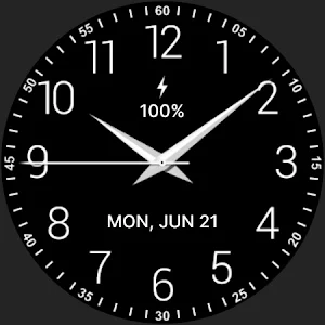 Minimalist Analog M Watch Face Screenshot 3
