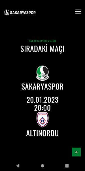 Sakaryaspor Mobil Screenshot 1