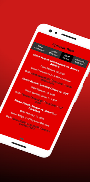 Sports Peru Mobile Screenshot 2