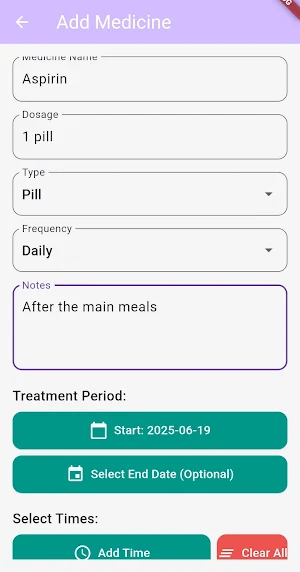 MyMediTime Screenshot 0