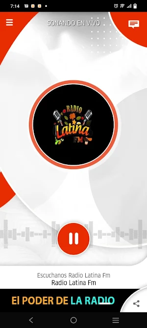 Radio Latina fm Screenshot 1